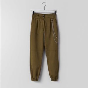 Olive cargo pants